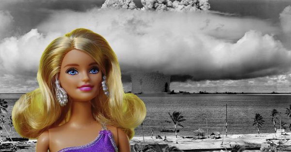 The "Baker" explosion, part of Operation Crossroads, a nuclear w